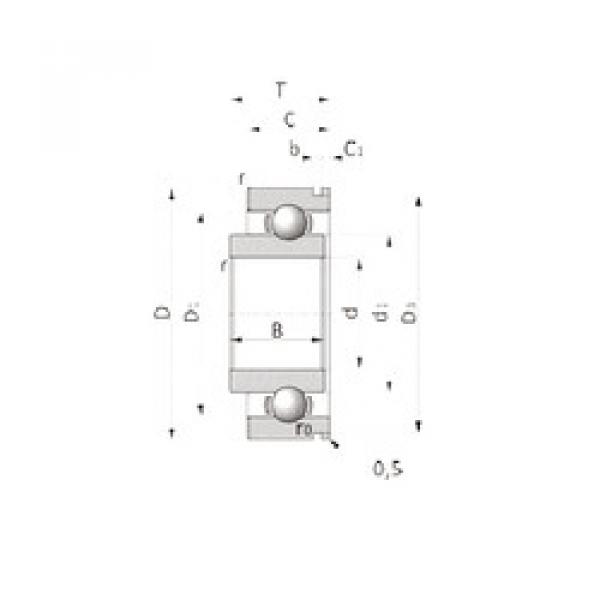 Bearing Original Brand LJ25Q41M1=43  RHP    #5 image