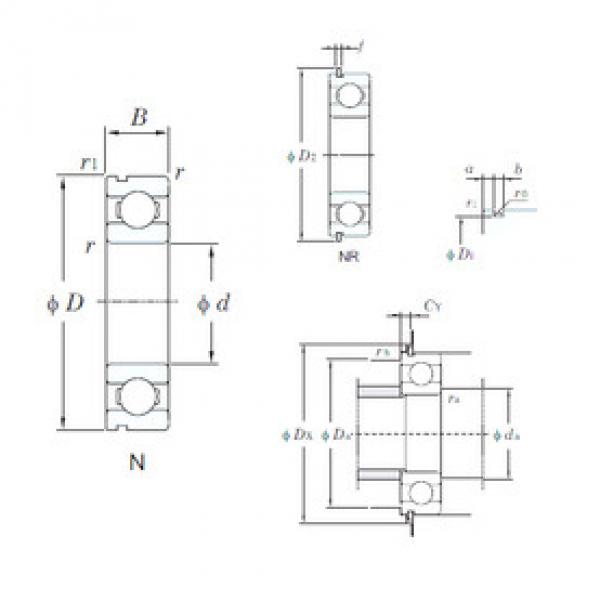 Bearing ABB WEG SKF DISTRIBUTORS online catalog 6306N  KOYO    #5 image