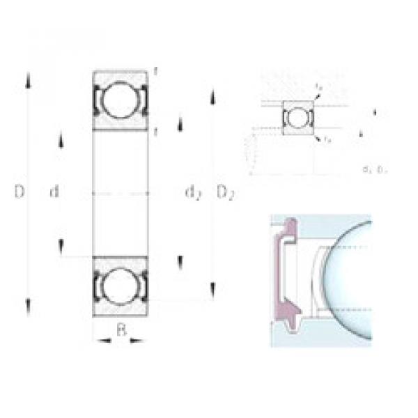 Bearing BALL BEARING 6010 ZZ SKF online catalog 6200-C-2BRS  FAG    #5 image