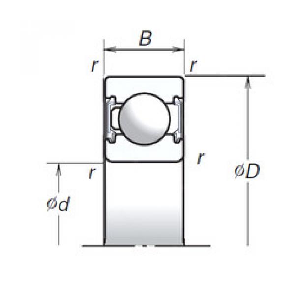 Bearing NSK BEARING C5 HIGH TEMPERATURE online catalog 6204T1XVV  NSK    #5 image