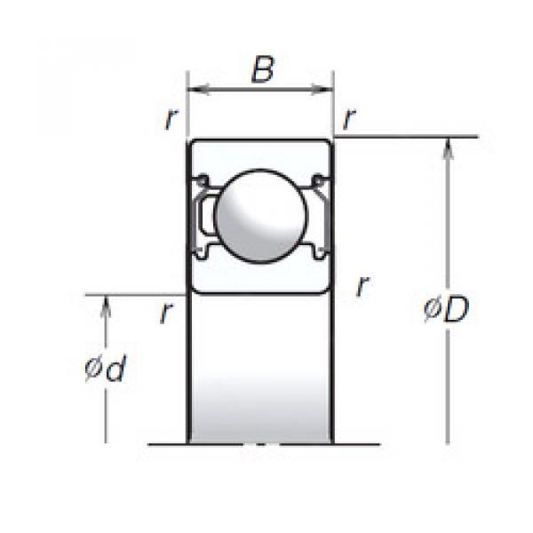 Bearing BEARING BALL 6205 25X52X15 DIN 625 MEXICO PUEBLA online catalog 6307T1XZZ  NSK    #5 image