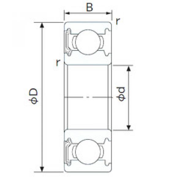 Bearing BEARING BALL 6205 25X52X15 DIN 625 MEXICO PUEBLA online catalog 63/22NKE  NACHI    #5 image