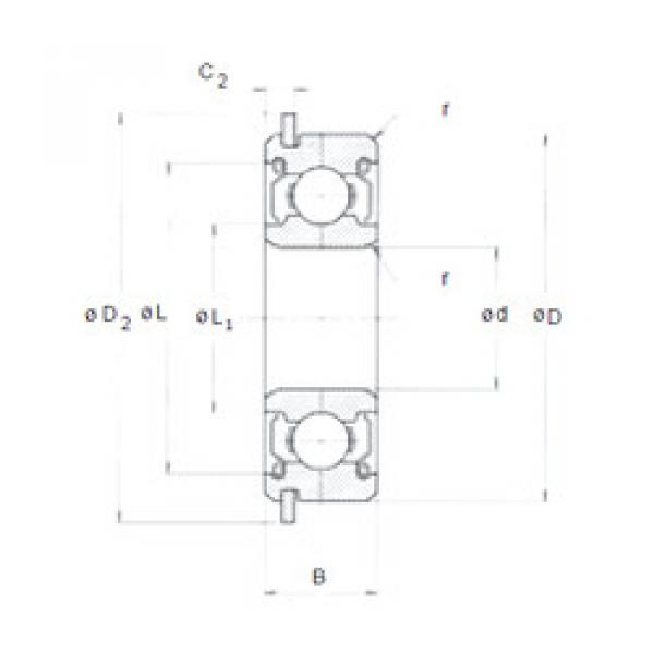 Bearing Original Brand RNR-1760X2ZZ  NMB    #5 image