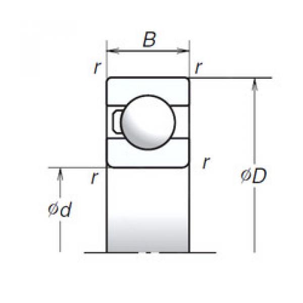 Bearing BEARING SKF CON SUFIJOS JEM online catalog 6308T1X  NSK    #5 image