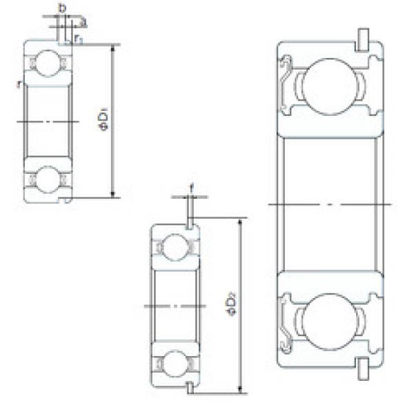 Bearing BALL BEARING 6010 ZZ SKF online catalog 6303ZENR  NACHI    #5 image