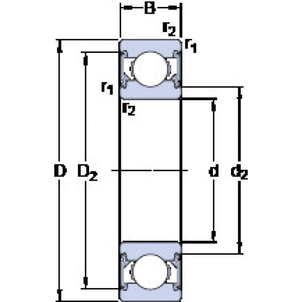 Bearing BEARING SKF CON SUFIJOS JEM online catalog 6303-2RSH  SKF    #5 image