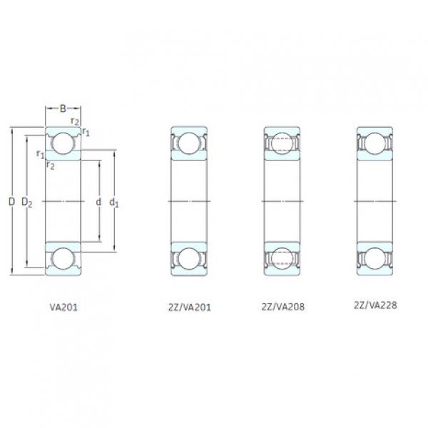 Bearing BEARING BALL 6205 25X52X15 DIN 625 MEXICO PUEBLA online catalog 6202/VA201  SKF    #5 image