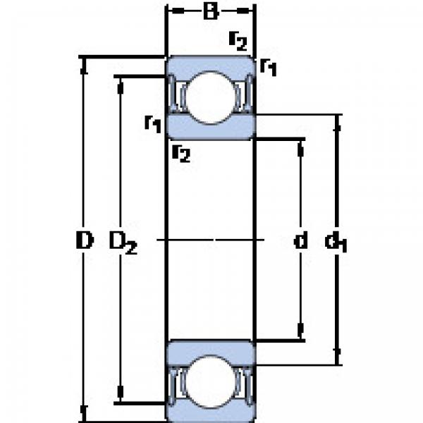 Bearing catalog 6010-2RZ SKF #1 image