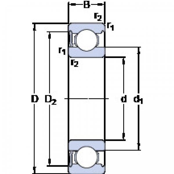 Bearing BEARING SKF GE 40 TXE 2RS online catalog 6314-RS1  SKF    #5 image