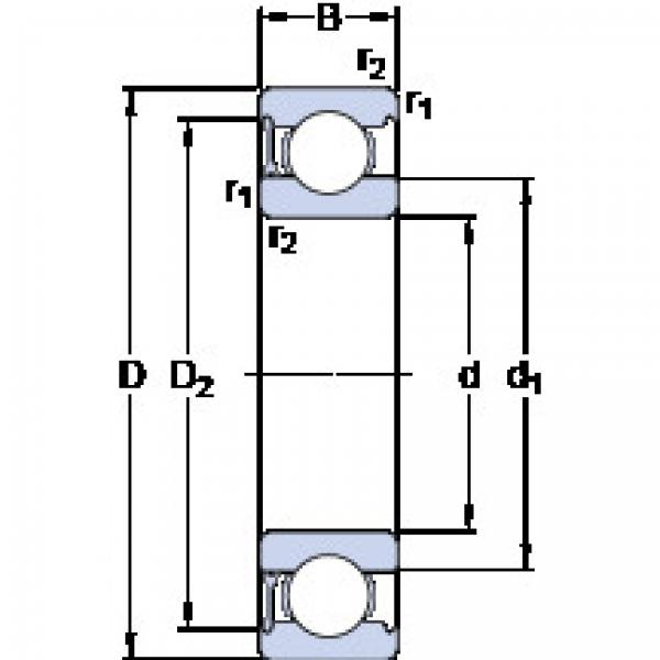 Bearing IKO INA BEARING CROSS REFERENCE online catalog 6210-RZ  SKF    #5 image