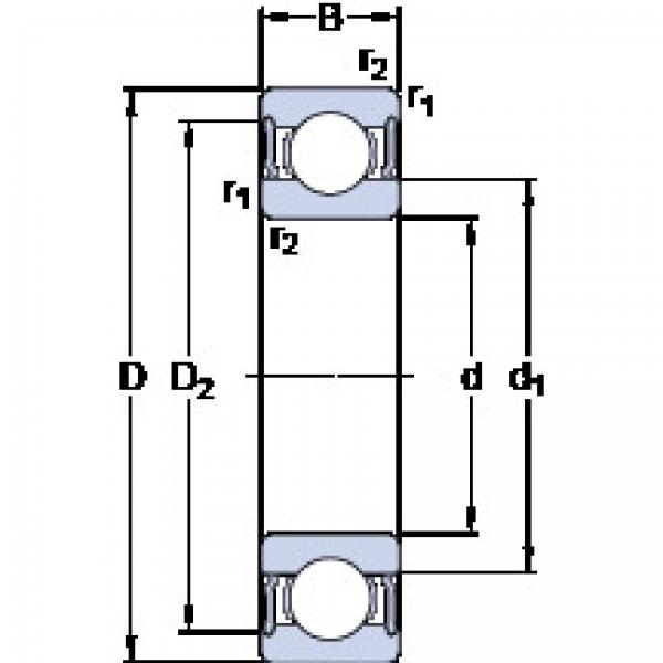 Bearing BEARING 1315 NTN 3D online catalog 62304-2RS1  SKF    #5 image