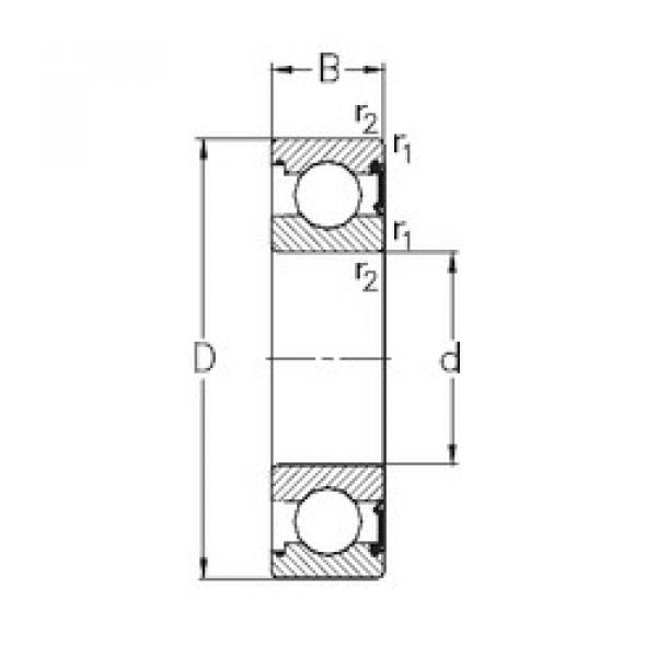 Bearing catalog 6013-RSR NKE #1 image