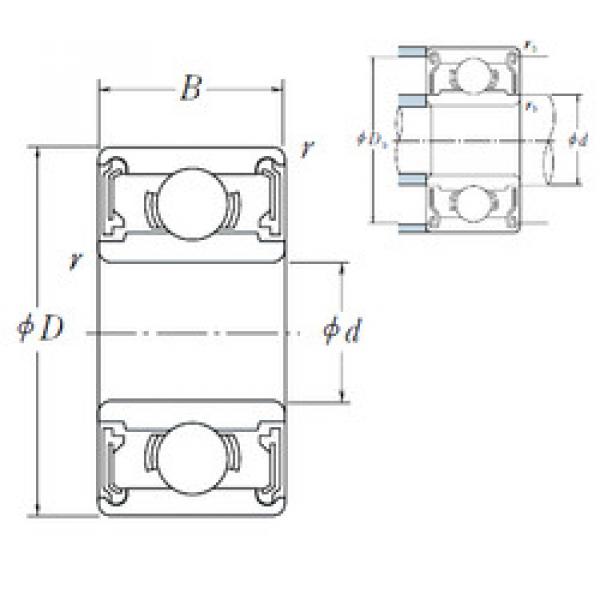 Bearing BEARING SKF CON SUFIJOS JEM online catalog 627  VV  NSK   #5 image