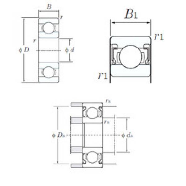 Bearing BEARING INA F 61801.2 RS online catalog 636-2RS  KOYO    #5 image