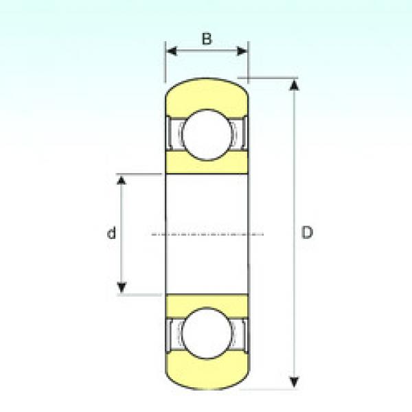 Bearing RODAMIENTO INA REF 4001 online catalog 6200-2RS  BOMB  ISB   #5 image