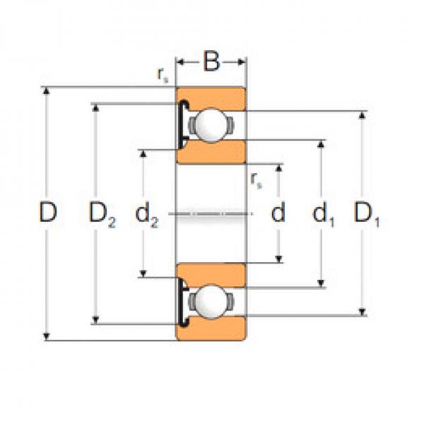 Bearing INA SPHERICAL PLAIN BEARINGS GE LO online catalog 6306-RS1  MPZ    #5 image