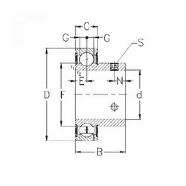 Bearing export GAY60-NPPB  NKE    #5 image