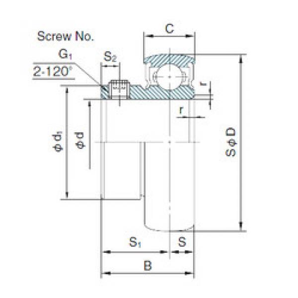 Bearing export B6  NACHI    #5 image