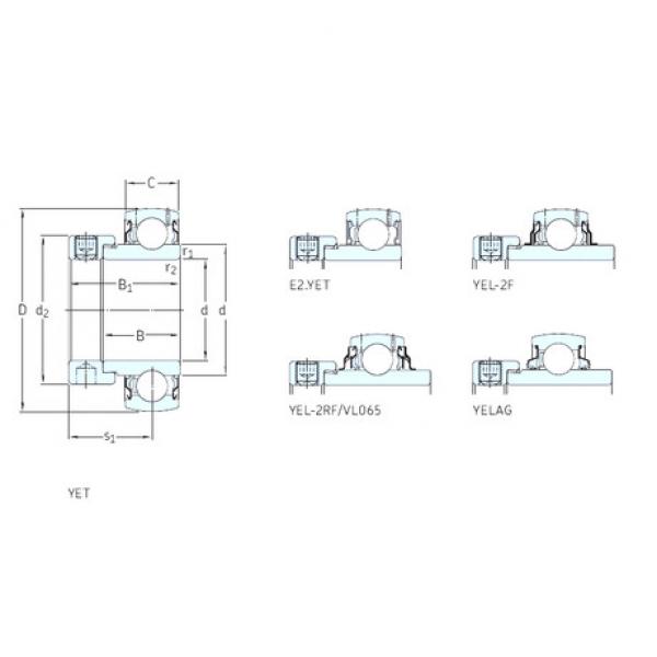 Bearing export E2.YET208-108  SKF    #5 image