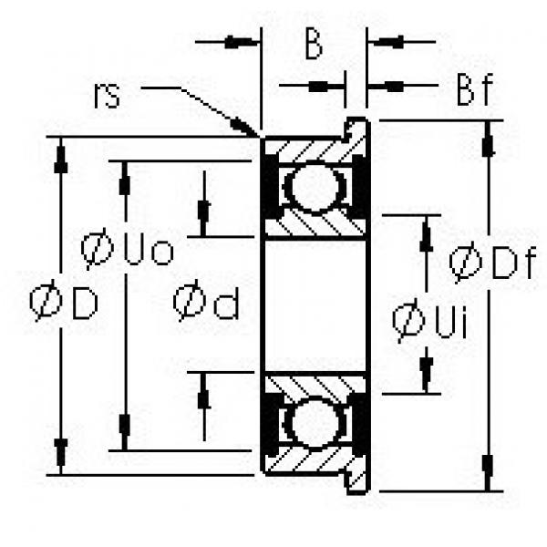 Bearing export F605H-2RS  AST    #5 image