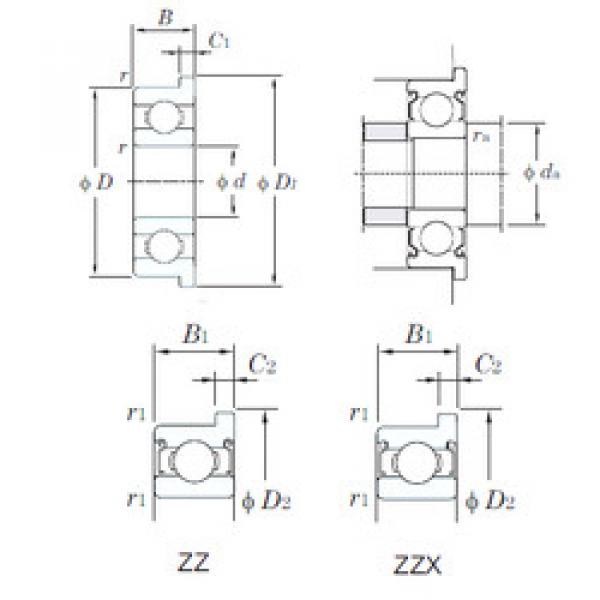 Bearing export F605ZZ  KOYO    #5 image