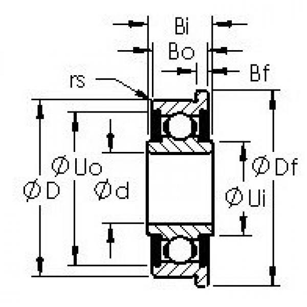 Bearing export FRW4-2RS  AST    #5 image