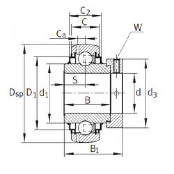 Bearing export GE60-KRR-B-FA164  INA    #5 image