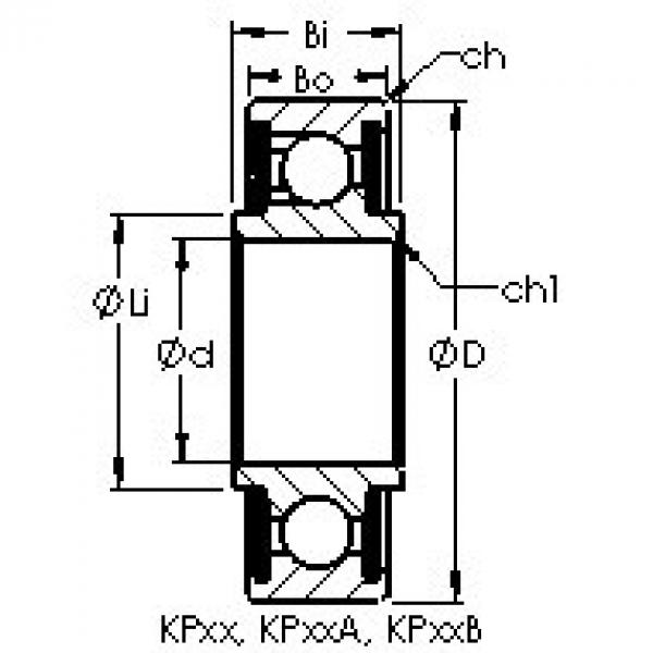 Bearing Original Brand KP12A  AST    #5 image