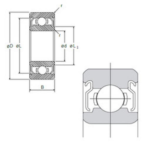 Bearing Original Brand L-1470KK  NMB    #5 image