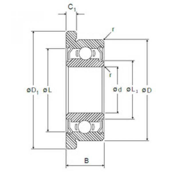 Bearing Original Brand LF-1040ZZ  NMB    #5 image