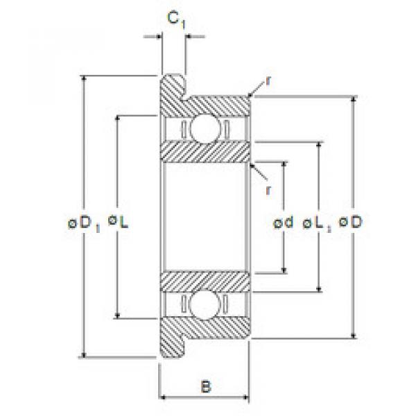 Bearing Original Brand LF-1060  NMB    #5 image