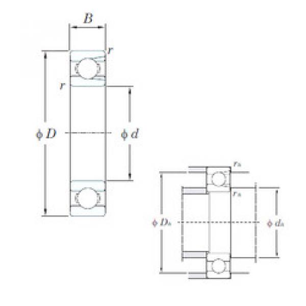 Bearing Original Brand M6206  KOYO    #5 image