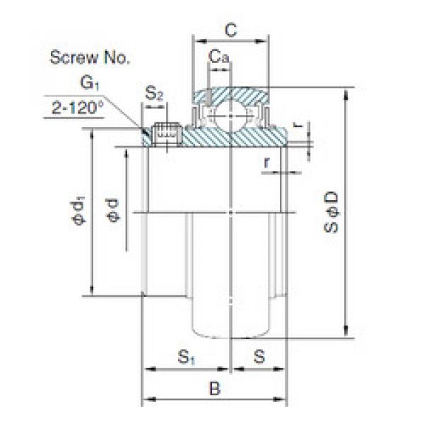 Bearing Original Brand MUC204  NACHI    #5 image