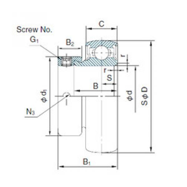 Bearing Original Brand MU003+ER  NACHI    #5 image