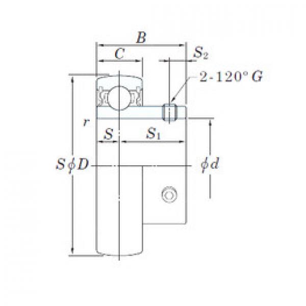 Bearing Original Brand SU08  KOYO    #5 image