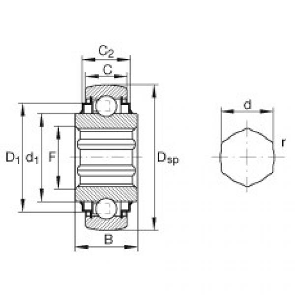 Bearing Original Brand SK104-207-KRR-B-AH12  INA    #5 image