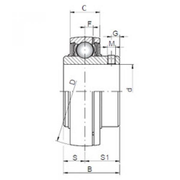 Bearing Original Brand UC202  ISO    #5 image