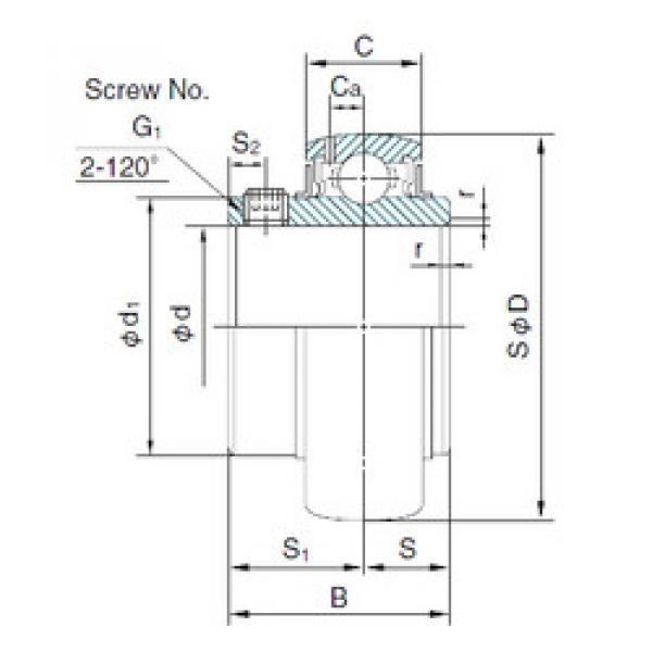 Bearing Original Brand UC203  NACHI    #5 image