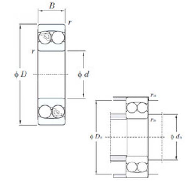 Self-Aligning Ball Bearings 1205 KOYO #1 image