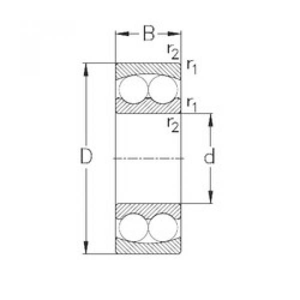 Self-Aligning Ball Bearings 1205 NKE #1 image