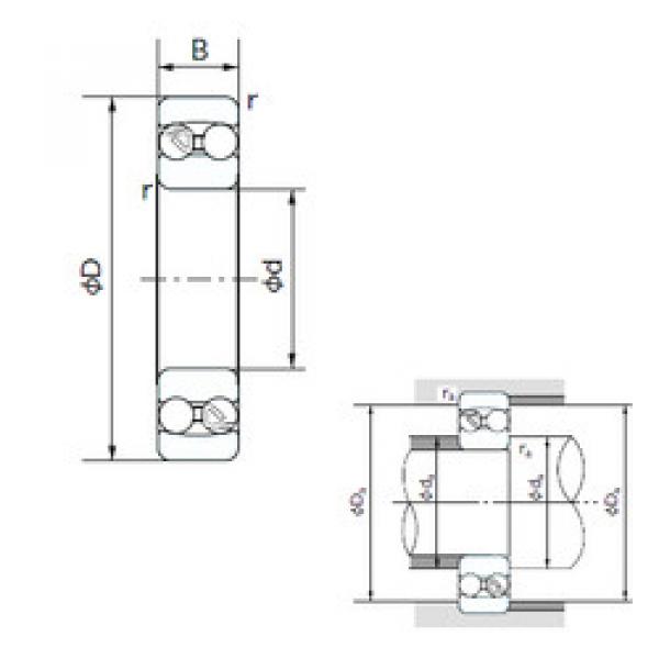 Self-Aligning Ball Bearings 1200 NACHI #1 image