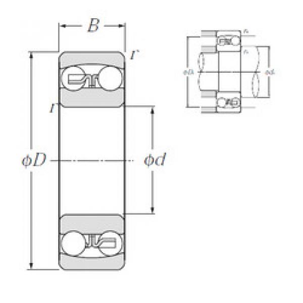 Self-Aligning Ball Bearings 1201S NTN #1 image