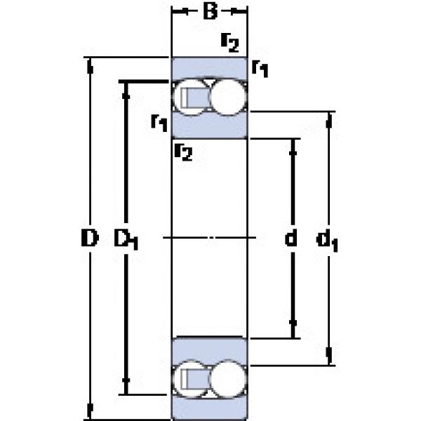 Self-Aligning Ball Bearings 1317 SKF #1 image