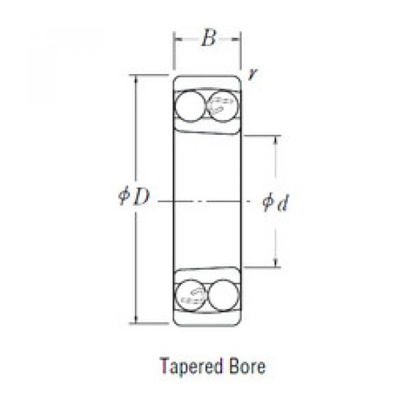 Self-Aligning Ball Bearings 1204 K NSK #1 image