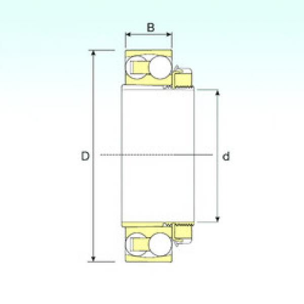 Self-Aligning Ball Bearings 1205 KTN9+H205 ISB #1 image