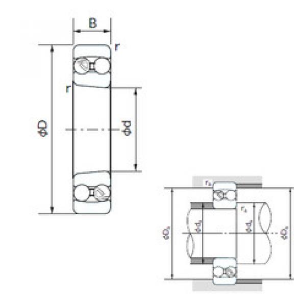 Self-Aligning Ball Bearings 1205K NACHI #1 image