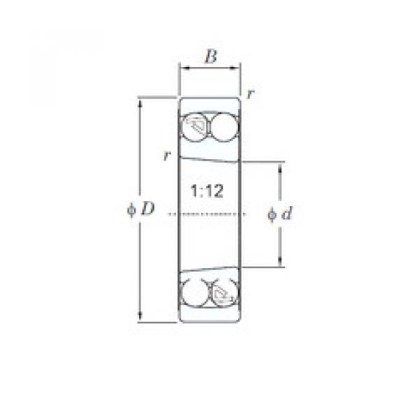 Self-Aligning Ball Bearings 1206K KOYO #1 image