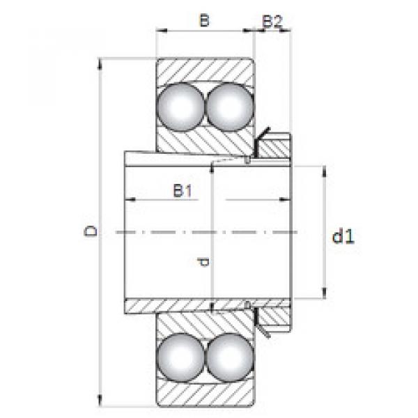 Self-Aligning Ball Bearings 1204K+H204 ISO #1 image