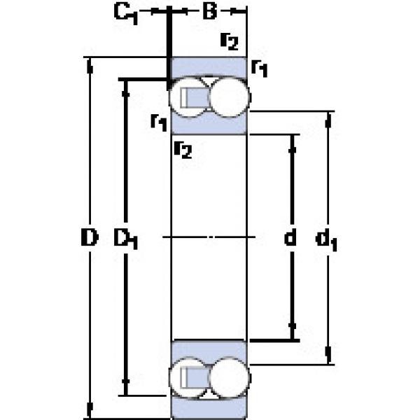 Self-Aligning Ball Bearings 1318 SKF #1 image