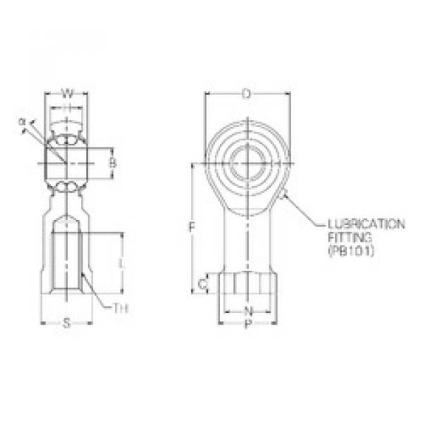 Self-Aligning Ball Bearings PBR22FN NMB #1 image